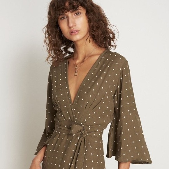 Faithfull the Brand Stefano Corelli Wrap Dress - Picture 2 of 6